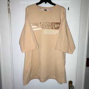 Phat farm men’s XXL tan graphic tshirt USA